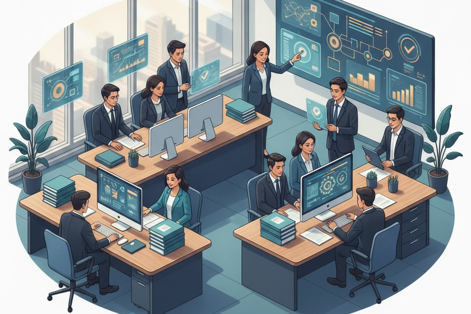 Philippines Outsourcing Operations: Access Recertification Review editorial illustration