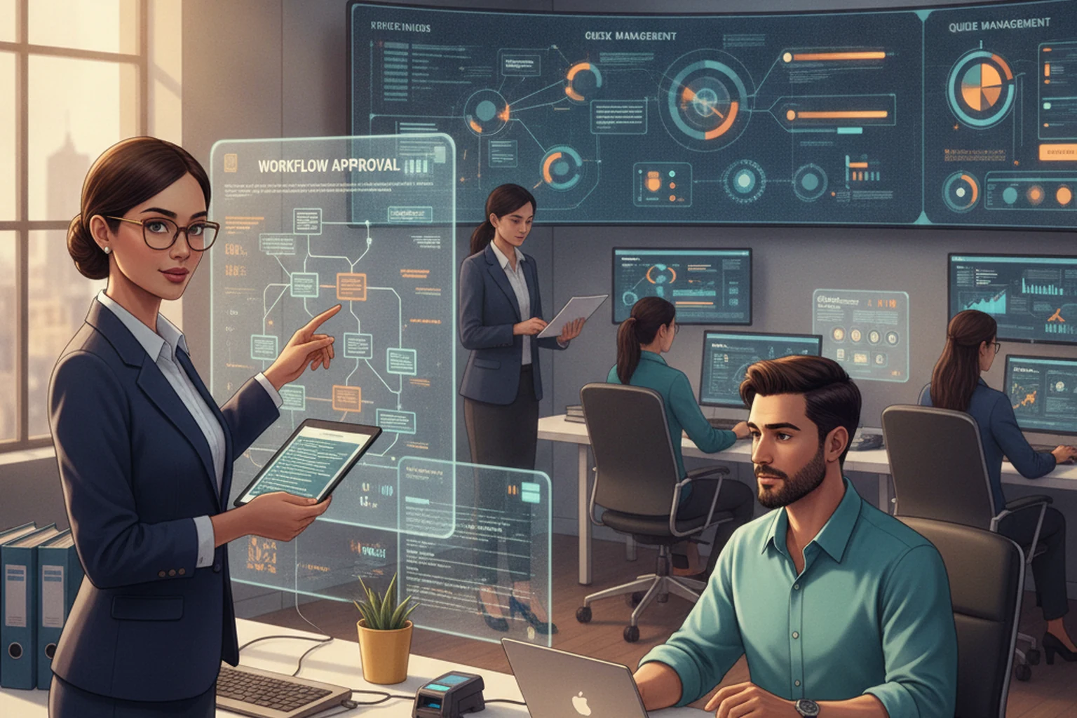 Philippines Outsourcing Operations: Work Queue Ownership editorial illustration