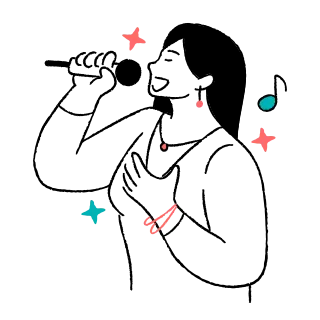 Music and Entertainment work theme